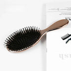 1PC Oval Boar Bristle & Nylon Hair Comb Mini Anti-static Hair Scalp Massage Comb Hairbrush Salon Hair Care Brush Styling Tool