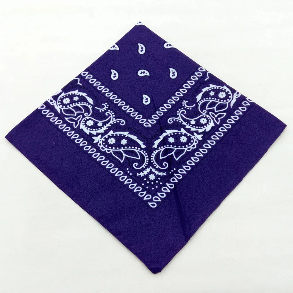 1/2/3/5PCs Unisex men women bandana hairband cowboy mens biker sports headwear wrist hairwrap single head wrap scarf
