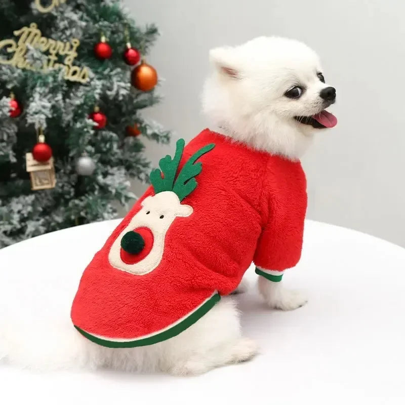 Dog Christmas Clothes – Cozy Winter Coat for Small & Medium Dogs