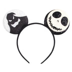 2026 Latest Fashion Ear Headband Sequin Bows For Girl Adult Kids Halloween Party Cosplay Hair Accessories Princess Hairband