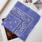 Unisex Men Women Bandana Hairband Cowboy Mens Biker Sports Headwear Wrist Hairwrap Paisley Head Wrap Square Scarf