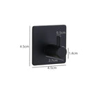 Stainless Steel 3M Self Adhesive Hooks Sticky Wall Door Hook Robe Tea Towel Rustproof Towel Rack, Clothes Coat Hanger