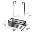 No-Drill Toilet & Shower Rack – Bathroom Storage Basket for Bath Products