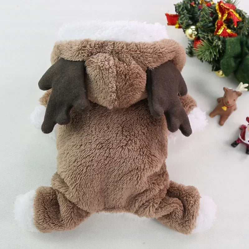 Dog Christmas Clothes – Cozy Winter Coat for Small & Medium Dogs