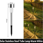 10-Pack Solar Outdoor Lights Garden Lanterns