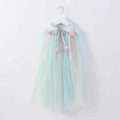 Girl Costume Children Elegant Dress Cape Kids Christmas Halloween Party Supply Girl Tulle Cloak Elsa Rapunzel Cosplay Accessory