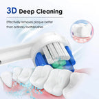 Intelligent Rotating Electric Toothbrush – Rechargeable Smart Tooth Cleaner Compatible with Oral-B Brush Heads | Deep Cleaning Automatic Toothbrush