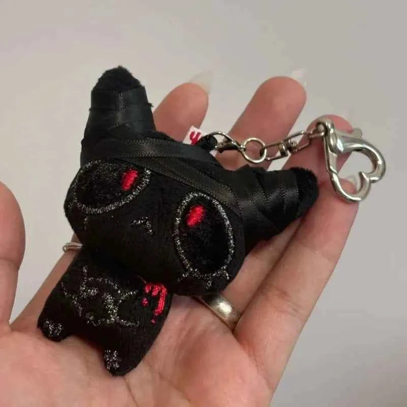 Halloween Horror Plush Keychain Creepy Monster Bag Charm Gift