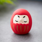 1pc Japanese Ceramic Daruma Statue Daruma Tumbler Crafts Lucky Fortune Ornament Landscape Daruma Doll Fengshui Home Decor Gift