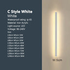 Outdoor waterproof wall lamp LED  strip background wall lamp stair garden lamp living room bedroom bedside ip65 wall lights
