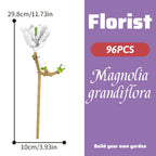 Building block bouquet simulation of flowers female gift assembly,small particle building block children's assembly toy
