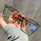 1/2/3 pairs of universal fashion glasses, square-framed glasses, fashionable campus style, clear black frame, back to school