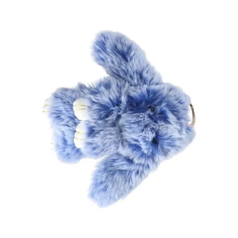Fluffy Bunny Plush Keychain Cute Rabbit Bag Charm