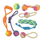 Interactive Cotton Rope Mini Dog Toys Ball for Dogs Accessories Toothbrush Chew Puppy Toy for Large Small Dogs Toy Pet Dog Toy - WTN Essentials 