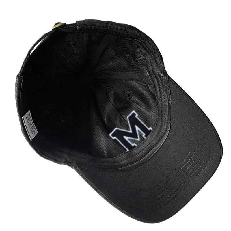 Initial Letter Embroidery Baseball Cap for Casual Sport Style