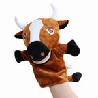Stuffed Plush Animals Toys Hand Finger Story Puppet Kawaii Dolls Educational Baby Toys Lion Elephant Bunny Monkey Children GIft