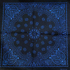 New Fashion Hip Hop 100% Cotton Bandana Square Scarf 55cm*55cm Black Red Paisley Headband Printed For Women/Men/Boys/Girls