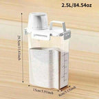 2.5L Covered Moisture-proof Sealed Storage Container - Used for Grain, Nut, Flour, Rice Food Storage Boxes