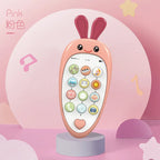 Baby Phone Toy Music Sound Telephone Sleeping Toys With Teether Simulation Phone Kids Infant Early Educational Toy Kids Gifts