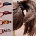 4 pcs Banana Clips, Small Size, Vertical Clips for Women, Elegant High Ponytail Hairpins, Twist Clips, Simple Hair Accessories