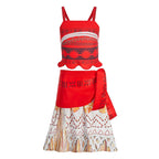 Kids Princess Costume Dress – Elsa, Anna, Jasmine & Moana Outfit