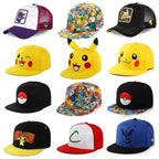 Pokemon Pikachu Baseball Cap Anime Cartoon Figure Cosplay Hat Adjustable Women Men Kids Sports Hip Hop Caps Toys Birthday Gift