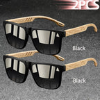 Vintage Square Polarized UV400 Sunglasses for Men & Women