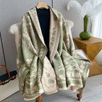 Cashmere Scarf for Women Thick Warm Winter Blanket Brand Female Luxury Quality Shawl Wrap Bufanda 2024 Poncho Echarpe Pashmina