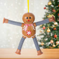 1/4pcs Santa Claus toys Retractable decompression toys Santa Claus/Snowman/Elk/Gingerbread  Perfect for Christmas Decoration