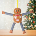 1/4pcs Santa Claus toys Retractable decompression toys Santa Claus/Snowman/Elk/Gingerbread  Perfect for Christmas Decoration