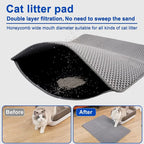 Pet Cat Litter Mat Waterproof Double Layer Cat Litter Trapping Pet Litter Box Mat Clean Pad Products For Cats Accessories - WTN Essentials 