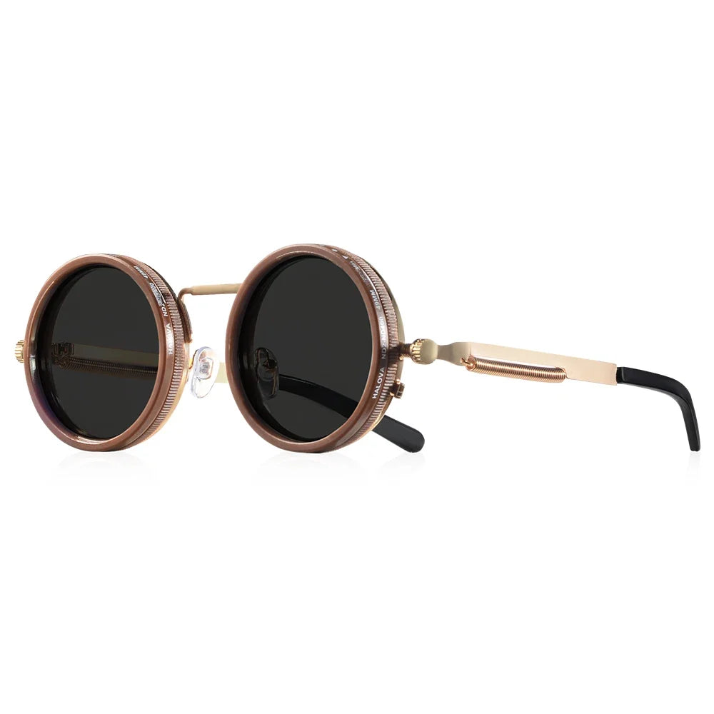 CRIXALIS ND9 Adjustable Polarized Round UV400 Sunglasses