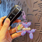 1pc Stylish Acrylic Keychain – Durable & Chic Car Key Accessory for Men and Women, Perfect Gift for Friends