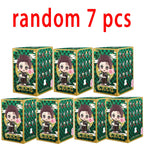 Demon Slayer Tanjiro Kamado Nezuko anime cartoon figure blind box creative personalized statue model ornament surprise gift box