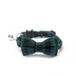 Pet Breakaway Cat Collar Bow Tie & Bell – Christmas Plaid