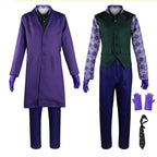 Men Clown Cosplay Costume Clown full set Coat Shirt Vest Tie Suit Outfits for Male Halloween Costumes