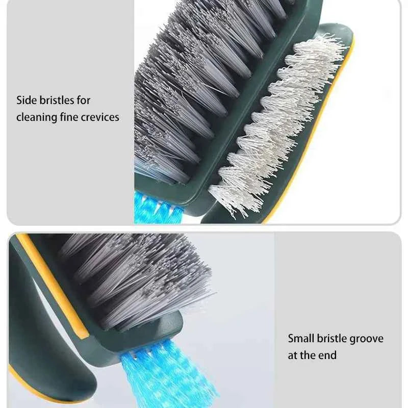 4 in 1 Squeegee Brush For Gap Groove Cleaning Tool Glass Scraper Kitchen Bathroom Floor Tire Cleaner Brushes Home Cleaning Brush