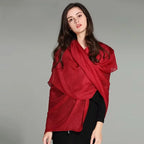2025 Women's Pure Color Linen Scarf Long Bohemian Beach Wrap Shawl Summer Sunscreen Hijab Stole Versatile Fashion Accessory