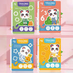 34-Page Children's Reusable Workbook Set with Erasable Pen - Early Learning of Writing and Drawing Skills Development, Educational Books for Pen Control Training, Innovative Learning - Perfect Choice for Christmas and Birthda