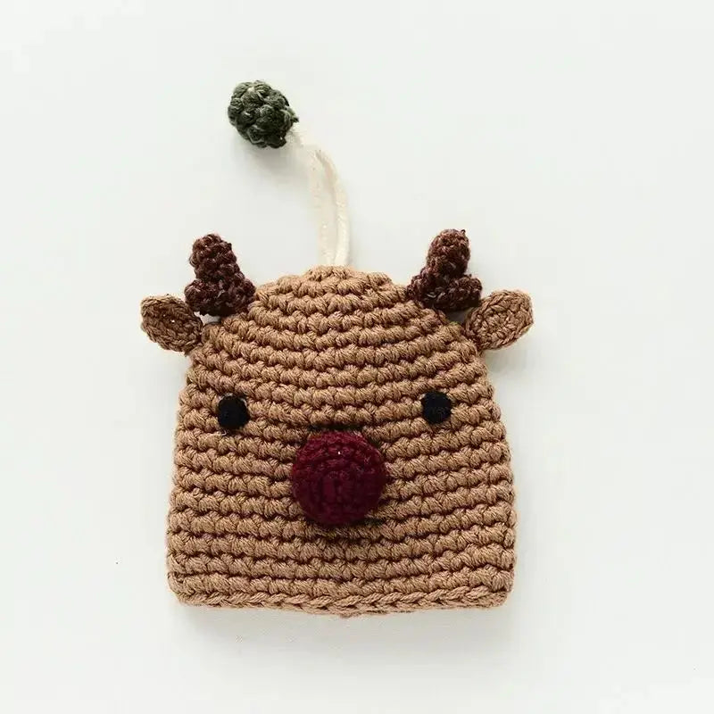 Cute Crochet Cactus Keychain Decorative Bag Charm