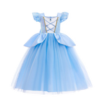 Girl Elsa Anna Dress Princess Costume Snow Queen Dress Baby Halloween Ariel Carnival Clothes Kids Cosplay Clothes Party Clothing