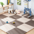 Puzzle Foam Play Mat for Children – Interlocking Tiles Baby Carpet, Kids’ Floor Padding for Home & Workout