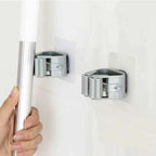 Multi-Purpose Hooks Adhesive Wall Hanging Mop Rack Broom Hanger Hook Kitchen Bathroom Organization Home Organizer Accessories