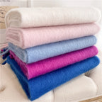 Women’s Warm Winter Pashmina-Feel Tassel Shawl Scarf