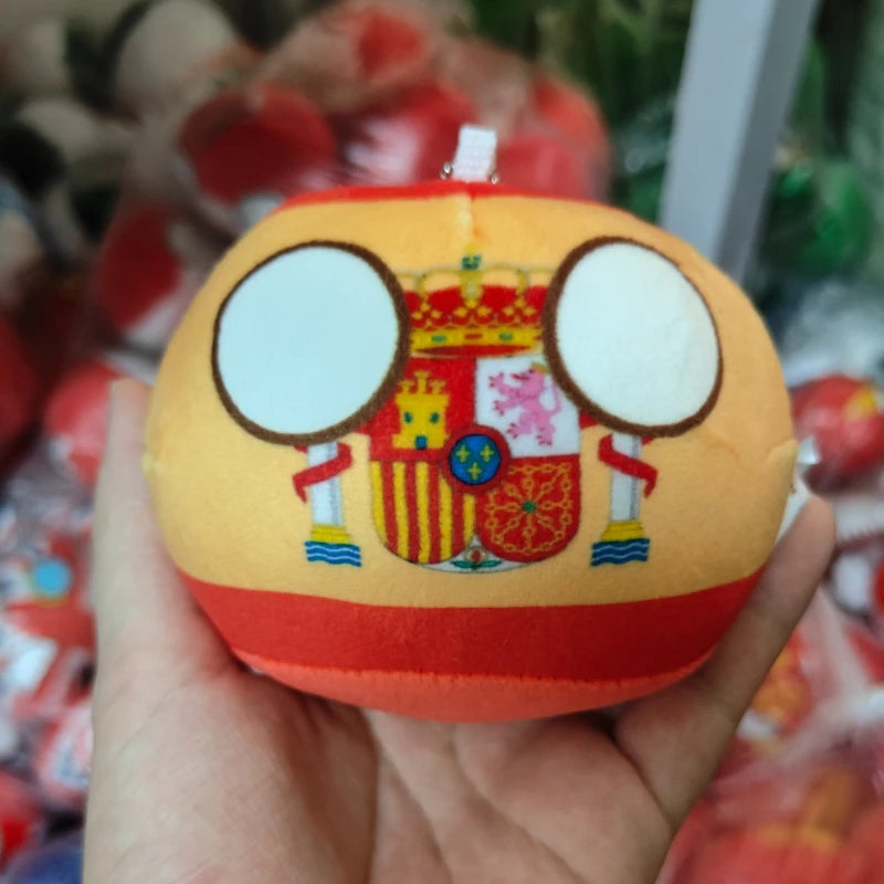 70 styles 10cm Country Ball Plush Toys Polandball Pendant Country Balls Countryball Stuffed Doll Toy Christmas Gift for Kids