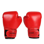 2pcs Boxing Training Fighting Gloves PU Leather Kids Breathable Muay Thai Sparring Punching Karate Kickboxing Professional Glove
