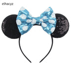 2026 Chic Embroidery Sequin Ears Headband Classical DOT Bow Hairband For Girls Women Party Head Wear Kids DIY Hair Accessories