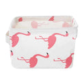 1pc Cotton Linen Fabric Waterproof Desktop Sundries Basket Storage Box Cosmetic Toy Organizer Underwear Socks Clothes Storagebag