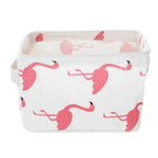 1pc Cotton Linen Fabric Waterproof Desktop Sundries Basket Storage Box Cosmetic Toy Organizer Underwear Socks Clothes Storagebag