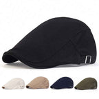 British Newsboy Flat Cap for Casual Vintage Outdoor Style
